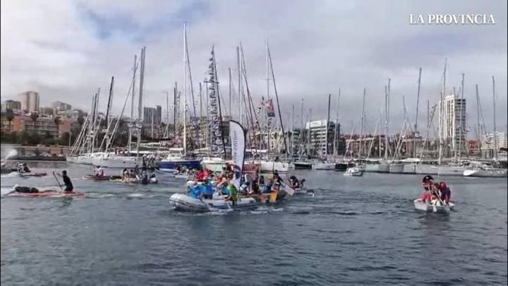 Regata de Dinghies de la ARC en el Muelle Deportivo de LPGC
