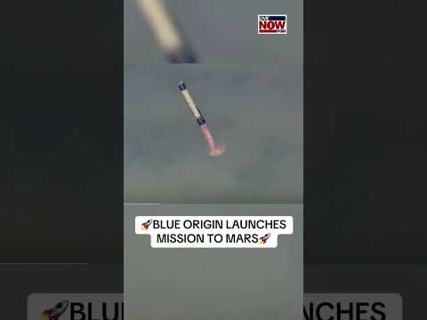 Blue Origin launches Mars mission. #news #breaking #space #blueorigin