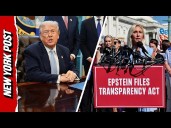 Trump Says He'll Sign Bill Releasing Epstein Files if it Passes Senate