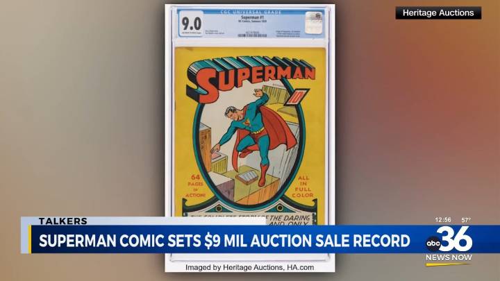 Vintage Superman comic sells for record nine million dollars