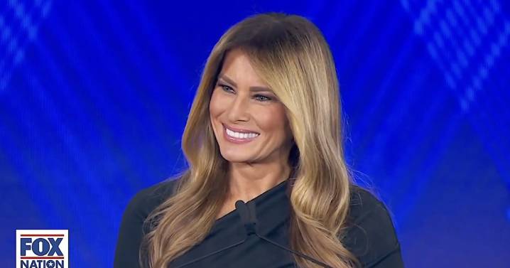 Melania Trump Causes a Stir With One Line on Fox Nation Awards Show Stage
