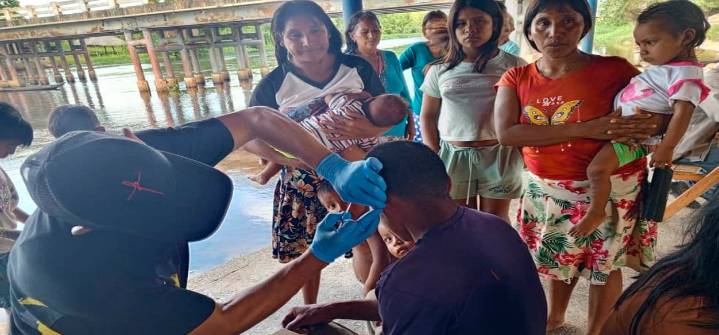 Más de 400 indígenas reciben asistencia médica y social al sur de Monagas