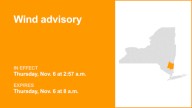 Update: Wind advisory in place for Hudson Valley until Thursday morning
