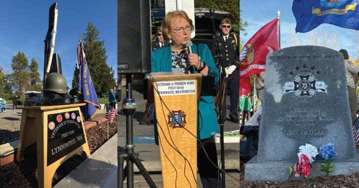 Lynnwood honors U.S. military veterans at Veteran’s Park