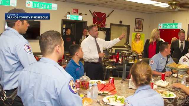 First responders spend Thanksgiving serving Central Florida