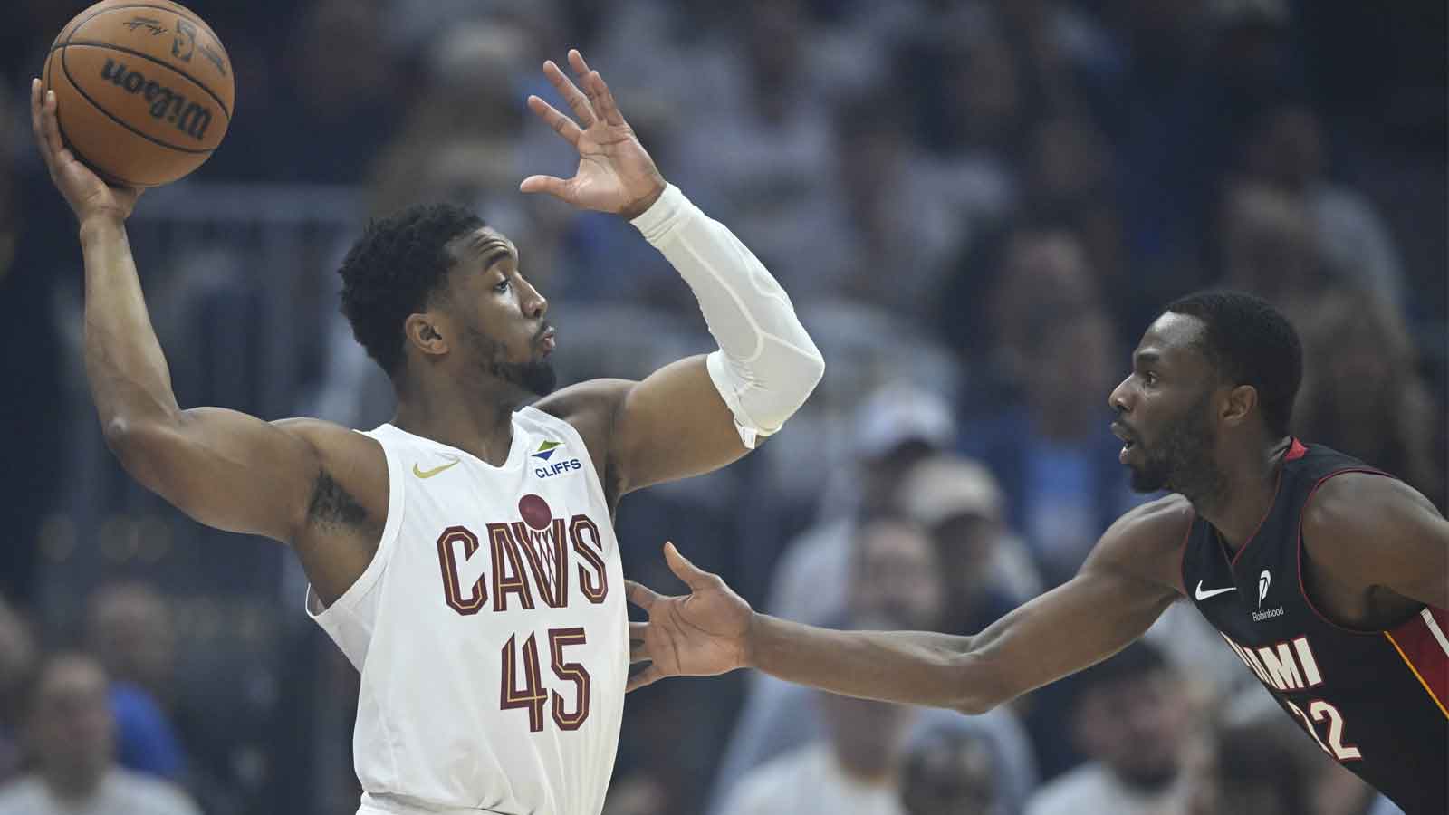 Heat’s Andrew Wiggins pulls off OT stunner vs. Cavs after ridiculous Donovan Mitchell shot