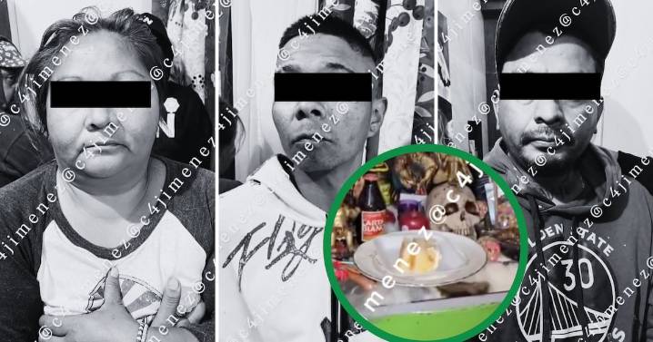 ¡Le ofrendaban pastel al diablo! Caen tres traficantes en Coyoacán