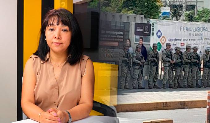 Mirtha Vásquez critica despliegue militar en la UNMSM: “Volvimos a los años 90”