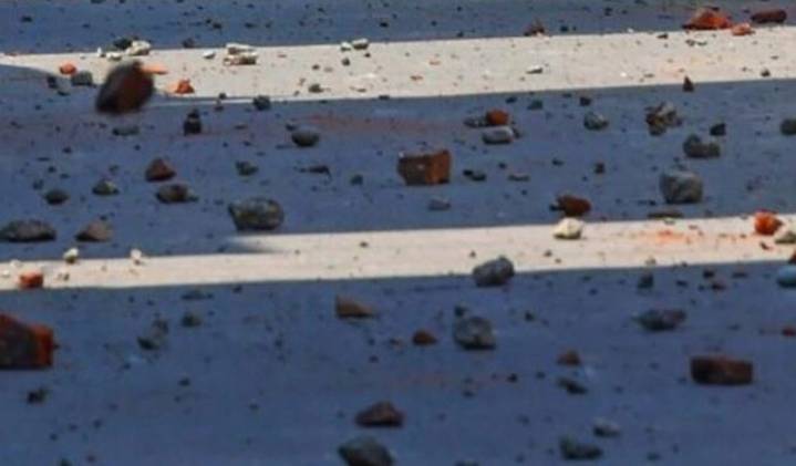 Stone-pelting incident on private bus after minor accident in Chaitanyapuri