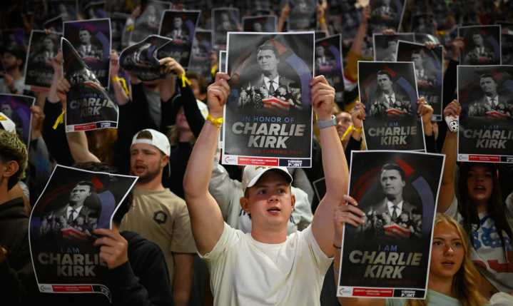 Turning Point USA's event at UC Berkeley met with protest