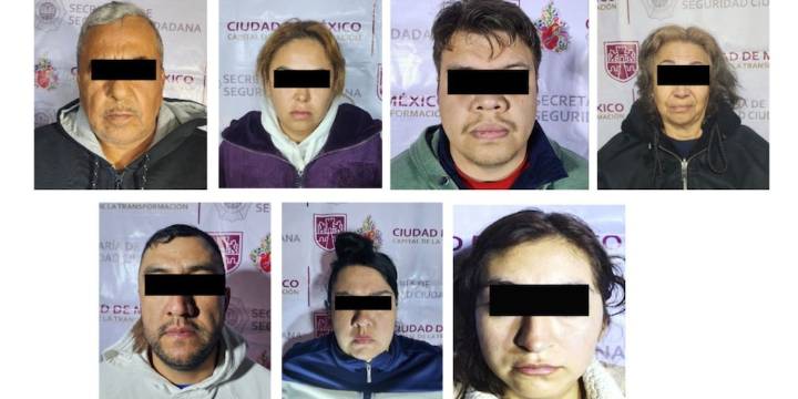 Caen 7 presuntos integrantes de La Unión Tepito durante operativos en CDMX, aseguran más de mil dosis de droga