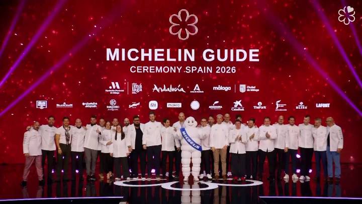 Estos son los ganadores de la Guía Michelín 2026: 25 obtienen su primera estrella , cinco restaurantes consiguen dos y los 16 con tres estrellas las mantienen