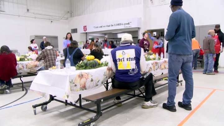 Salvation Army feeds thousands on Thanksgiving Day