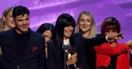 Claudia Winkleman on why she stands the way she does