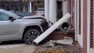 SUV crashes into pillar outside south Lincoln bank