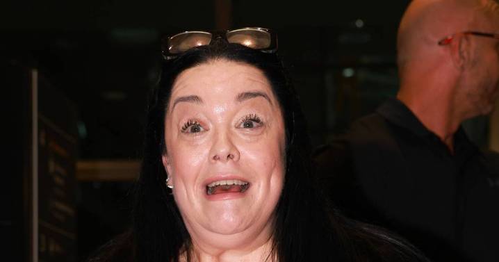 Lisa Riley makes hilarious Emmerdale reference as she lands for I'm A Celebrity