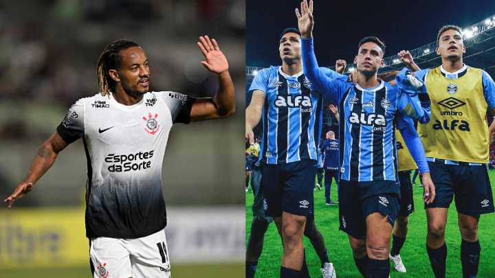 Carrillo ganó el duelo: Corinthians venció 2-0 al Gremio de Erick Noriega (VIDEO)