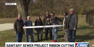 Ribbon cutting held for sanitary sewer project