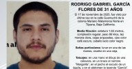 Se busca a Rodrigo Gabriel García Flores de 31 años de edad