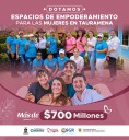 Mujeres Taurameneras recibirán 700 millones en dotaciones