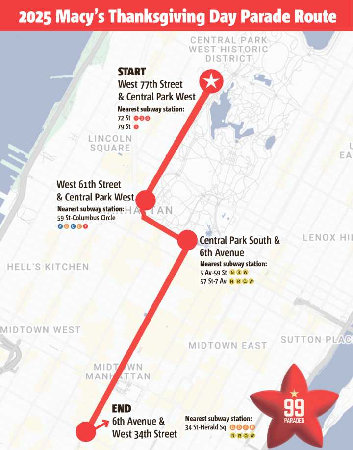 Everything you need to know about the 99th annual Macy’s Thanksgiving Day Parade
