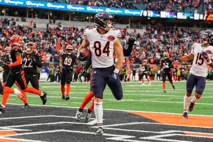 Ex-Michigan TE’s late TD saves Bears from epic collapse vs. Bengals