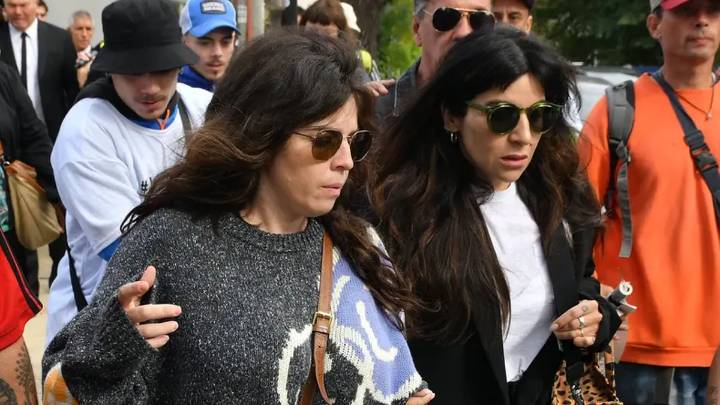 Dalma y Gianinna Maradona declararon en jury contra la jueza Makintach