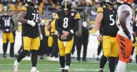 Steelers QB Aaron Rodgers being evaluated for a left hand injury