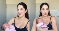 “El tiempo de entrega fue bastante largo: fueron 9 meses esperándolo”: Mujer hace un unboxing y review con su bebé recién nacida y se vuelve viral en redes sociales
