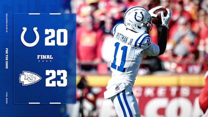 Colts offense stalls, 11-point fourth quarter lead evaporates in overtime loss to Kansas City Chiefs