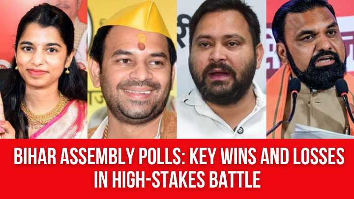 Bihar Assembly polls: Key wins and losses in high