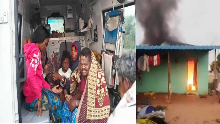 Six People Injured due to LPG cylinder blast at home in Siddipet