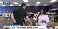 Barksdale Family Wholesale opened early to collect donations for KSLA Holiday Food Drive