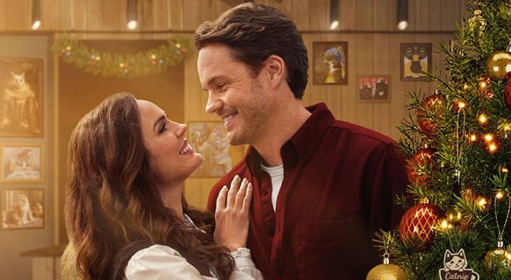 Erin Cahill & Paul Campbell Bonded with 15 Cats In-Between Takes on ‘Christmas at the Catnip Café’ | Erin Cahill, Hallmark Channel, Paul Campbell | Celebrity News and Gossip | Entertainment, Photos an