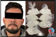 Sentencian a 4 años de cárcel a un hombre detenido con metanfetamina
