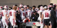 Wisconsin RB Gideon Ituka has feeling in extremities after being carted off the field at Indiana
