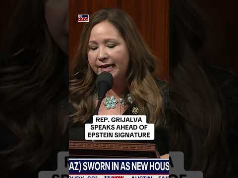 Rep. Grijalva gives fiery speech after being sworn in