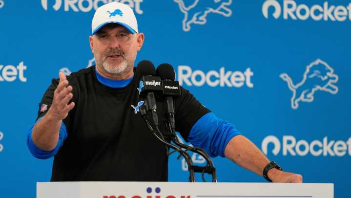 Lions offensive coordinator John Morton responds to play