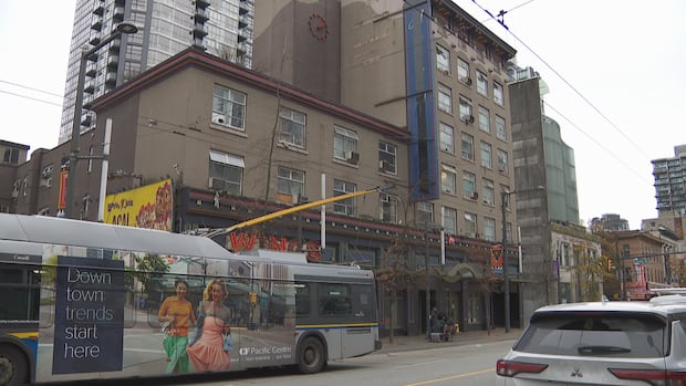 Social housing complex on Vancouver’s Granville Street to close by June 2026