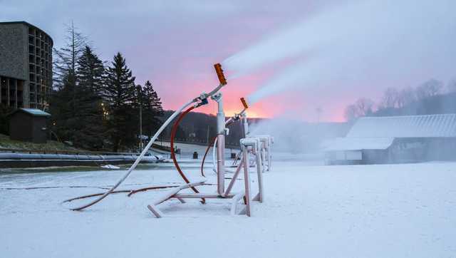 Snowmaking begins at Pennsylvania ski resorts
