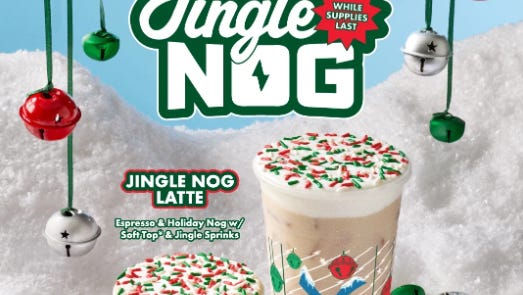 Dutch Bros adds 2 new holiday nog flavors to its menu
