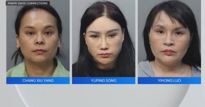 3 women charged in Miami-Dade sheriff's probe into massage parlors allegedly involved in prostitution