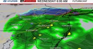 Wet Wednesday morning commute in Philadelphia area as overnight rain moves in. Here's the weather forecast.