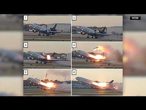 Frame-by-frame shows moments engine flew off UPS plane that crashed in Kentucky