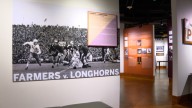 131 years of 'Longhorns v. Farmers': New exhibit shows off history of the Lone Star Showdown