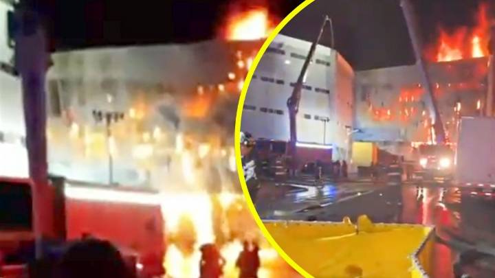 Incendio afecta galpones de Zofri en Iquique: Bomberos declaró segunda alarma