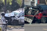 Tres muertos deja carambola de Guardia Nacional y autos particulares en Zamora