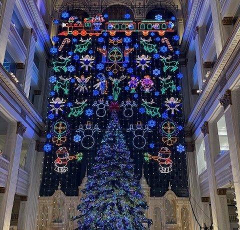 The Wanamaker light show is back for another festive season