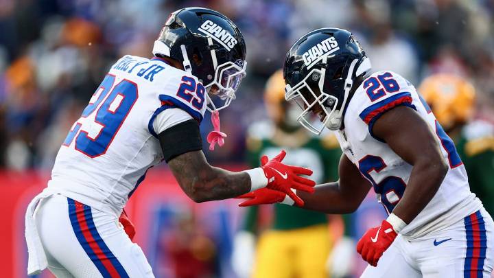 Giants release unofficial depth chart for Week 12 at Lions