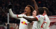 19-year-old Assan Ouedraogo scores for Leipzig after making Germany debut